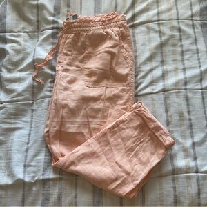 Old Navy Peach Drawstring Capris